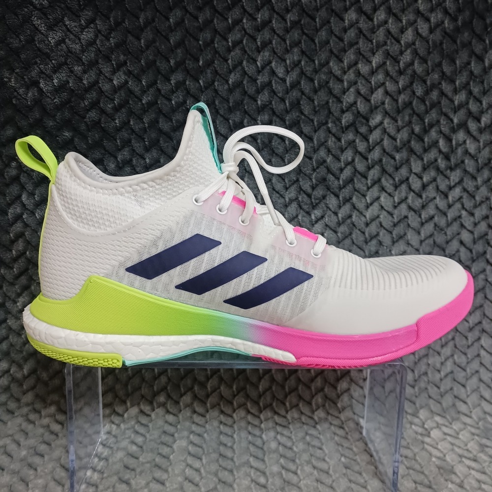 Adidas Crazyflight Mid White Purple Pink Women's Volleyball Shoes Size 10.5 - Picture 10 of 14